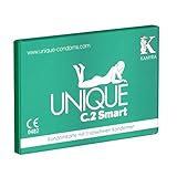 KAMYRA Unique C.2 Smart (PRE-ERECTION) Condom Card, grün - das mitwachsende Kondom, bereits vor der Erektion überziehbar - keine Unterbrechung des...