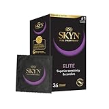 SKYN Elite SKYNFEEL Kondome für Herren | Standardgröße, ultradünn und weich, gerade und glatte Form, Durchmesser 53 mm, 36 Stück