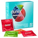 Durex Überrasch Mich Kondome-Mix – Mischung mit 4 verschiedenen Kondom-Sorten zum Ausprobieren – 30er Pack (1 x 30 Stück)